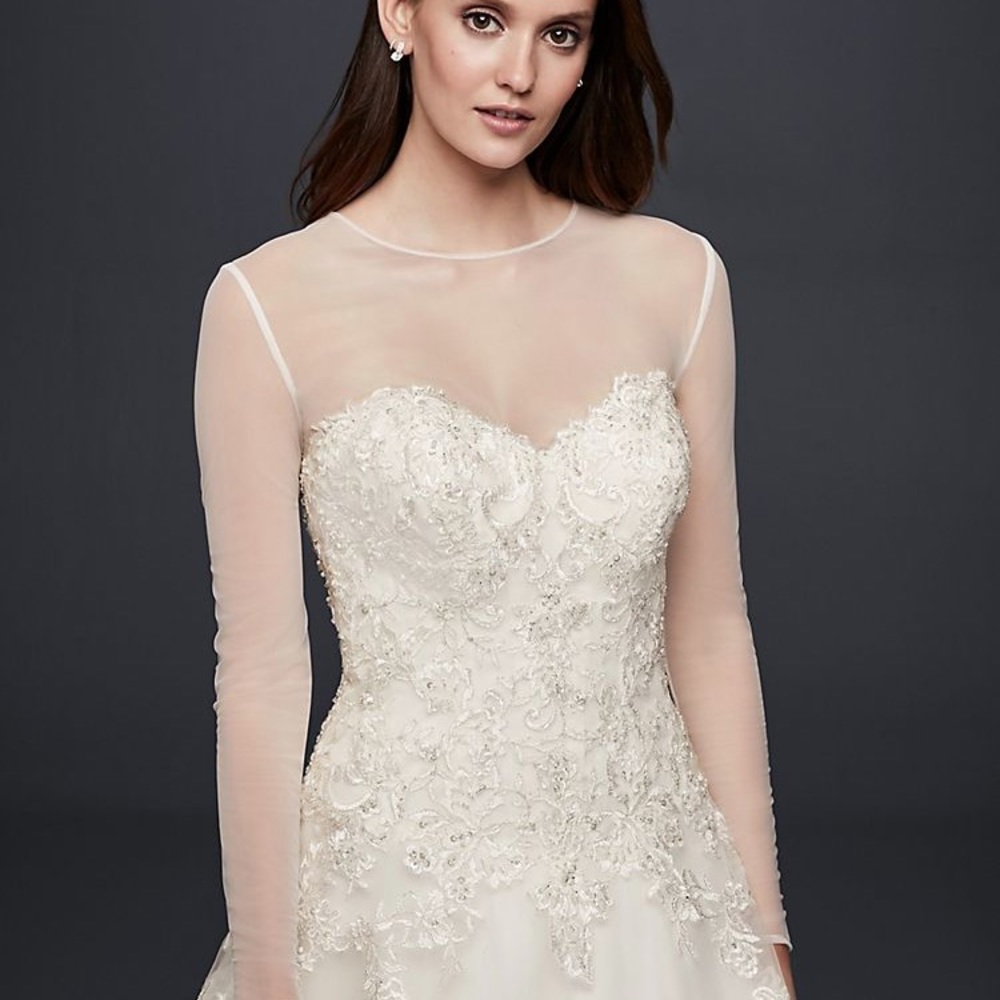 Long Sleeve Tulle Dress Topper ONLY